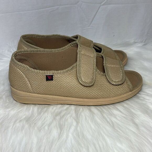 W Lesvago Beige Adjustable Diabetic/Edema/Arthritis Sz 8 - Picture 5 of 8